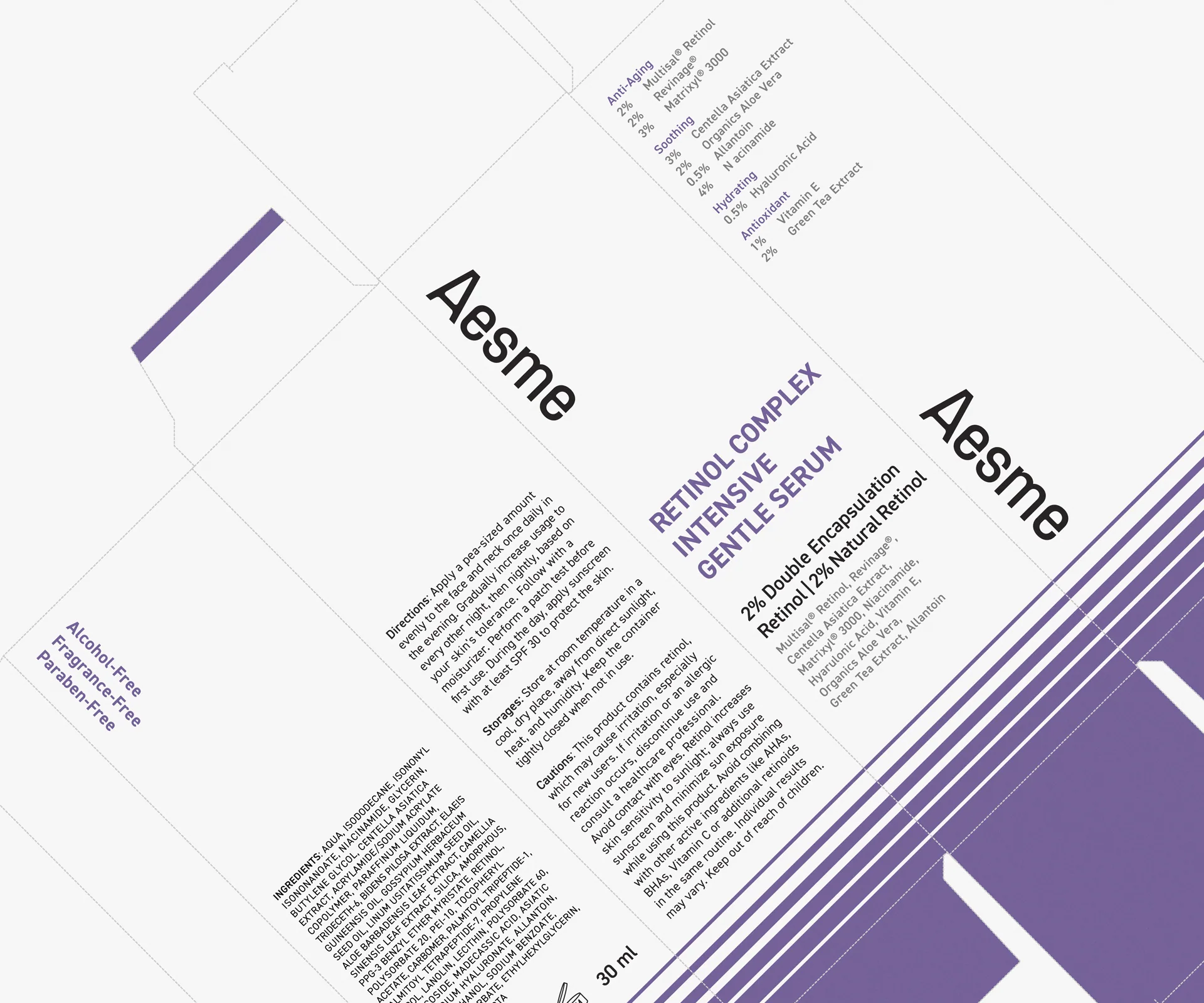 Aesme — Cosmeceutical Skincare — Artwork outline